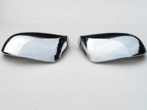 QAA - Toyota Camry 2018-2020, 4-door, Sedan (2 piece Chrome Plated ABS plastic Mirror Cover Set Snap on replacement set ) MC18130 QAA - Image 1