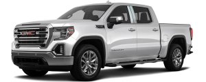 QAA - GMC Sierra 2019-2020, 2-door, 4-door, Pickup Truck, 1500 (2 piece Chrome Plated ABS plastic Mirror Cover Set Top ONLY, Snap on replacement set ) MC59170 QAA - Image 2