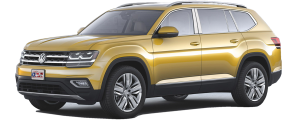 QAA - Volkswagen Atlas 2018-2020, 4-door, SUV (4 piece Stainless Steel Pillar Post Trim ) PP19650 QAA - Image 2