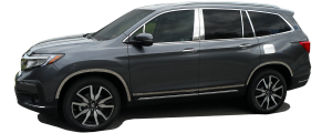 QAA - Honda Pilot 2016-2020, 4-door, SUV (1 piece Stainless Steel Front Bumper Trim 0.5" wide ) FB16260 QAA - Image 3