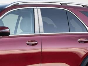 QAA - Mercedes GLE 2020-2021, 4-door, SUV (4 piece Stainless Steel Pillar Post Trim ) PP20065 QAA - Image 1