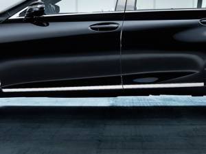 QAA - Lexus ES 2019-2020, 4-door, Sedan (4 piece Stainless Steel Rocker Panel Trim, Lower Kit 0.75"-1.25" tapered width Spans from the bottom of the door UP to the specified width.) TH19106 QAA - Image 1