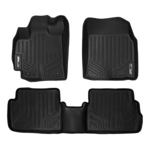 Maxliner USA - MAXLINER Custom Fit Floor Mats 2 Row Liner Set Black for 2009-2013 Toyota Corolla with Automatic Transmission - Image 1
