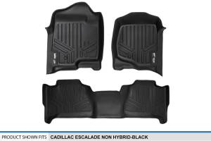 Maxliner USA - MAXLINER Custom Fit Floor Mats 2 Row Liner Set Black for 2007-2014 Cadillac Escalade (No Hybrid Models) - Image 5