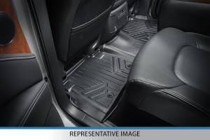 Maxliner USA - MAXLINER Custom Fit Floor Mats 2 Row Liner Set Black for 2011-2014 Tahoe / Yukon (with 2nd Row Bucket Seats) - Image 4