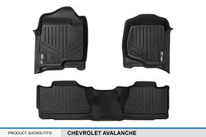 Maxliner USA - MAXLINER Custom Fit Floor Mats 2 Row Liner Set Black for 2007-2013 Chevrolet Avalanche - Image 5