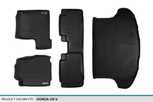 Maxliner USA - MAXLINER Custom Fit Floor Mats 2 Rows and Cargo Liner Set Black for 2007-2011 Honda CR-V - Image 6