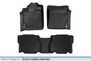 Maxliner USA - MAXLINER Custom Fit Floor Mats 2 Row Liner Set Black for 2007-2011 Toyota Tundra CrewMax Cab - Image 5
