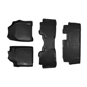 Maxliner USA - MAXLINER Custom Fit Floor Mats 3 Row Liner Set Black for 2009-2015 Honda Pilot - Image 1