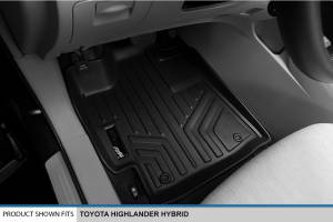 Maxliner USA - MAXLINER Custom Fit Floor Mats 2 Row Liner Set Black for 2008-2013 Toyota Highlander Hybrid Only - Image 2