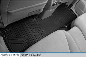 Maxliner USA - MAXLINER Custom Fit Floor Mats 2 Row Liner Set Black for 2008-2013 Toyota Highlander Hybrid Only - Image 4