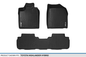 Maxliner USA - MAXLINER Custom Fit Floor Mats 2 Row Liner Set Black for 2008-2013 Toyota Highlander Hybrid Only - Image 5