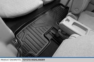 Maxliner USA - MAXLINER Custom Fit Floor Mats 3 Row Liner Set Black for 2008-2013 Toyota Highlander Hybrid Only - Image 5