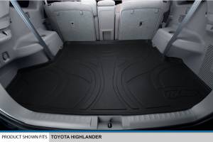 Maxliner USA - MAXLINER Custom Fit Floor Mats 3 Rows and Cargo Liner Set Black for 2008-2013 Toyota Highlander Hybrid Only - Image 6