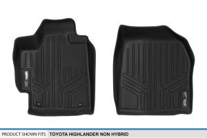 Maxliner USA - MAXLINER Custom Fit Floor Mats 1st Row Liner Set Black for 2008-2013 Toyota Highlander Non Hybrid - Image 4