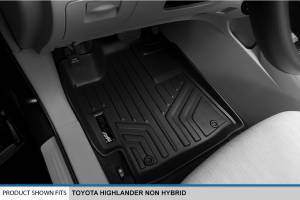 Maxliner USA - MAXLINER Custom Fit Floor Mats 2 Row Liner Set Black for 2008-2013 Toyota Highlander Non Hybrid - Image 2