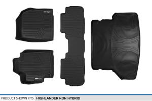 Maxliner USA - MAXLINER Custom Fit Floor Mats 2 Rows and Cargo Liner Set Black for 2008-2013 Toyota Highlander Non Hybrid - Image 6