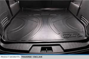 Maxliner USA - MAXLINER Custom Floor Mats 2 Rows and Cargo Liner Behind 2nd Row Set Black for Traverse / Enclave with 2nd Row Bench Seat - Image 5
