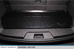 Maxliner USA - MAXLINER Custom Floor Mats 2 Rows and Cargo Liner Behind 3rd Row Set Black for Traverse / Enclave with 2nd Row Bench Seat - Image 5