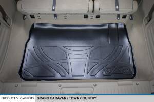 Maxliner USA - MAXLINER Floor Mats 3 Rows and Cargo Liner Behind 3rd Row Set Black for 2008-2019 Caravan / Town & Country (Stow'n Go Only) - Image 5