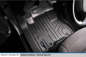 Maxliner USA - MAXLINER Custom Fit Floor Mats 2 Row Liner Set Black for 2008-2013 Nissan Rogue / 2014-2015 Rogue Select - Image 2