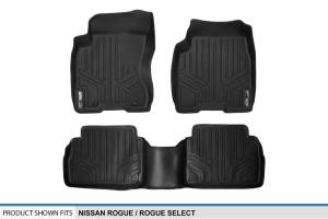 Maxliner USA - MAXLINER Custom Fit Floor Mats 2 Row Liner Set Black for 2008-2013 Nissan Rogue / 2014-2015 Rogue Select - Image 5