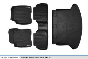 Maxliner USA - MAXLINER Custom Fit Floor Mats 2 Rows and Cargo Liner Set Black for 2008-2013 Nissan Rogue / 2014-2015 Rogue Select - Image 6