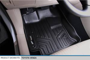 Maxliner USA - MAXLINER Custom Fit Floor Mats 2 Row Liner Set Black for 2009-2011 Toyota Venza - All Models - Image 2