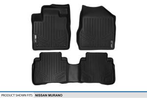 Maxliner USA - MAXLINER Custom Fit Floor Mats 2 Row Liner Set Black for 2009-2014 Nissan Murano - All Models - Image 5
