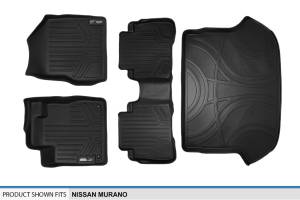 Maxliner USA - MAXLINER Custom Fit Floor Mats 2 Rows and Cargo Liner Set Black for 2009-2014 Nissan Murano - All Models - Image 6