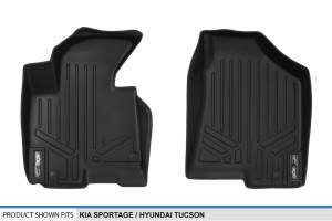 Maxliner USA - MAXLINER Custom Fit Floor Mats 1st Row Liner Set Black for 2011-2013 Kia Sportage / 2010-2013 Hyundai Tucson - Image 4