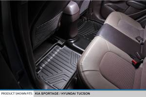 Maxliner USA - MAXLINER Custom Fit Floor Mats 2 Rows and Cargo Liner Set Black for 2010-2013 Hyundai Tucson - All Models - Image 4