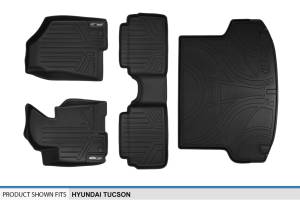 Maxliner USA - MAXLINER Custom Fit Floor Mats 2 Rows and Cargo Liner Set Black for 2010-2013 Hyundai Tucson - All Models - Image 6