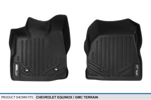 Maxliner USA - MAXLINER Custom Floor Mats 1st Row Liner Set Black for 2010-2011 Chevrolet Equinox / GMC Terrain (Dual Front Floor Hooks) - Image 4
