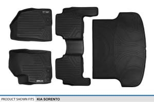 Maxliner USA - MAXLINER Custom Fit Floor Mats 2 Rows and Cargo Liner Set Black for 2011-2013 Kia Sorento without 3rd Row Seats - Image 6