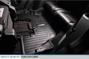 Maxliner USA - MAXLINER Floor Mats 3 Rows and Cargo Liner Behind 2nd Row Set Black for 2011-2014 Explorer without 2nd Row Center Console - Image 5
