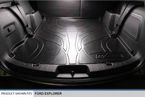 Maxliner USA - MAXLINER Floor Mats 3 Rows and Cargo Liner Behind 2nd Row Set Black for 2011-2014 Explorer without 2nd Row Center Console - Image 6