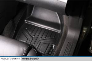 Maxliner USA - MAXLINER Custom Fit Floor Mats 2 Row Liner Set Black for 2011-2014 Ford Explorer with 2nd Row Center Console - Image 3