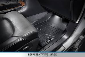 Maxliner USA - MAXLINER Custom Fit Floor Mats 2 Row Liner Set Black for 2011-2012 Toyota Sienna 8 Passenger Model - Image 3