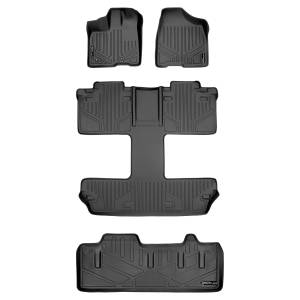 MAXLINER Floor Mats and Cargo Liner Behind 3rd Row for 2011-2012 Sienna 7 Passenger Model with Power Folding 3rd Row Seats