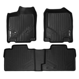 MAXLINER Custom Fit Floor Mats 2 Row Liner Set Black for 2007-2010 Ford Edge / Lincoln MKX