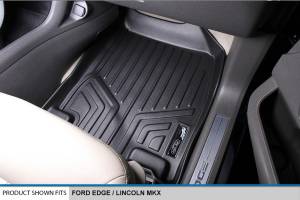 Maxliner USA - MAXLINER Custom Fit Floor Mats 2 Row Liner Set Black for 2007-2010 Ford Edge / Lincoln MKX - Image 3