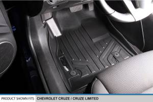 Maxliner USA - MAXLINER Custom Fit Floor Mats 1st Row Liner Set Black for 2011-2015 Chevrolet Cruze / 2016 Cruze Limited - Image 2