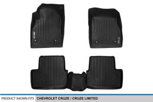 Maxliner USA - MAXLINER Custom Fit Floor Mats 2 Row Liner Set Black for 2011-2015 Chevrolet Cruze / 2016 Cruze Limited - Image 5