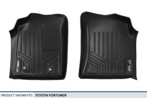Maxliner USA - MAXLINER Custom Fit Floor Mats 1st Row Liner Set Black for 2012-2015 Toyota Fortuner - Image 4