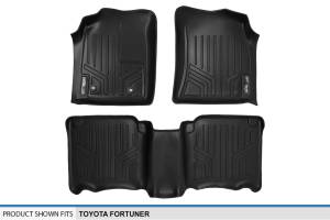 Maxliner USA - MAXLINER Custom Fit Floor Mats 2 Row Liner Set Black for 2012-2015 Toyota Fortuner - Image 5