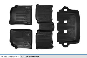 Maxliner USA - MAXLINER Custom Fit Floor Mats 3 Row Liner Set Black for 2012-2015 Toyota Fortuner - Image 6