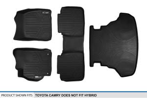 Maxliner USA - MAXLINER Custom Fit Floor Mats 2 Rows and Cargo Liner Set Black for 2012-2015 Toyota Camry (No Hybrid Models) - Image 6