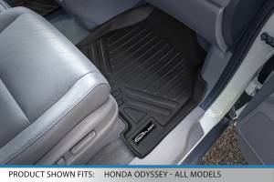 Maxliner USA - MAXLINER Custom Fit Floor Mats 1st Row Liner Set Black for 2011-2017 Honda Odyssey - All Models - Image 3
