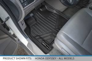 Maxliner USA - MAXLINER Custom Fit Floor Mats 3 Rows and Cargo Liner Set Black for 2011-2017 Honda Odyssey - All Models - Image 2